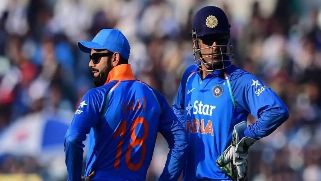 Virat Kohli and MS Dhoni