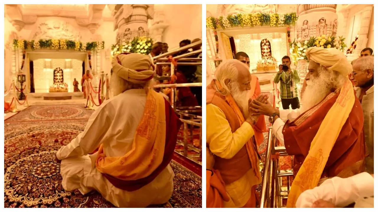 Sadhguru Visited Ayodhya Ram Temple