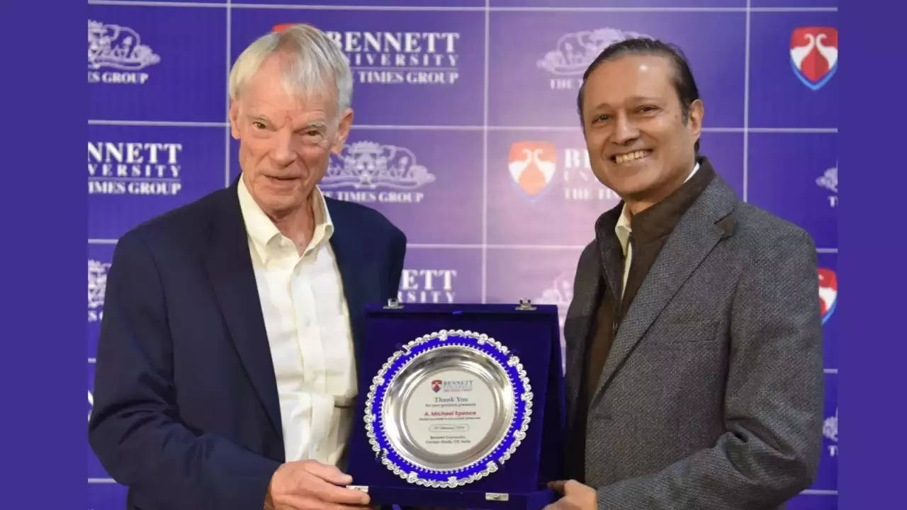 Nobel Prize winner Prof Michael Spence Visits Bennett University