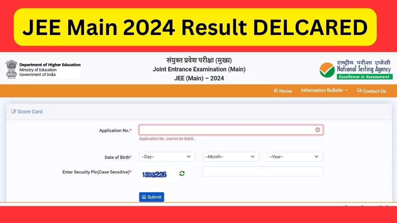 JEE Main 2024 Result