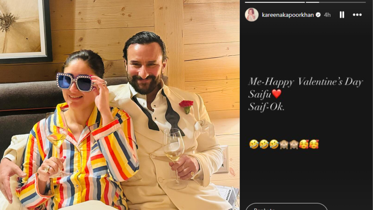 Kareena Kapoor Khan and Saif Ali Khan Cute Conversation on Valentine's Day