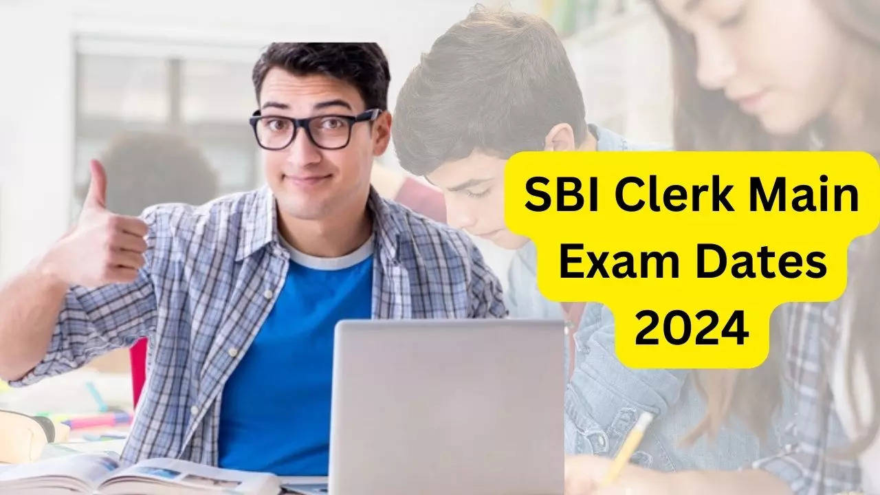 SBI Clerk Main Exam Dates 2024