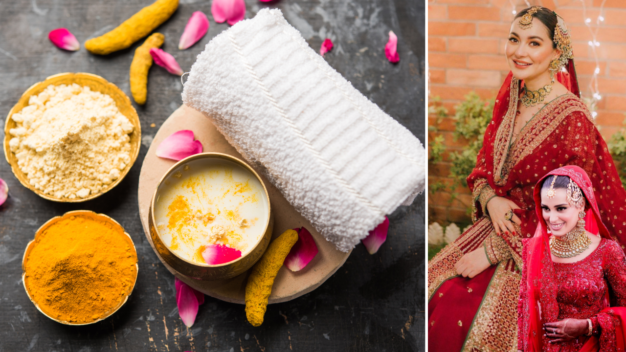 Pakistani bridal ubtan, ubtan face wash, how to make ubtan haldi ceremony