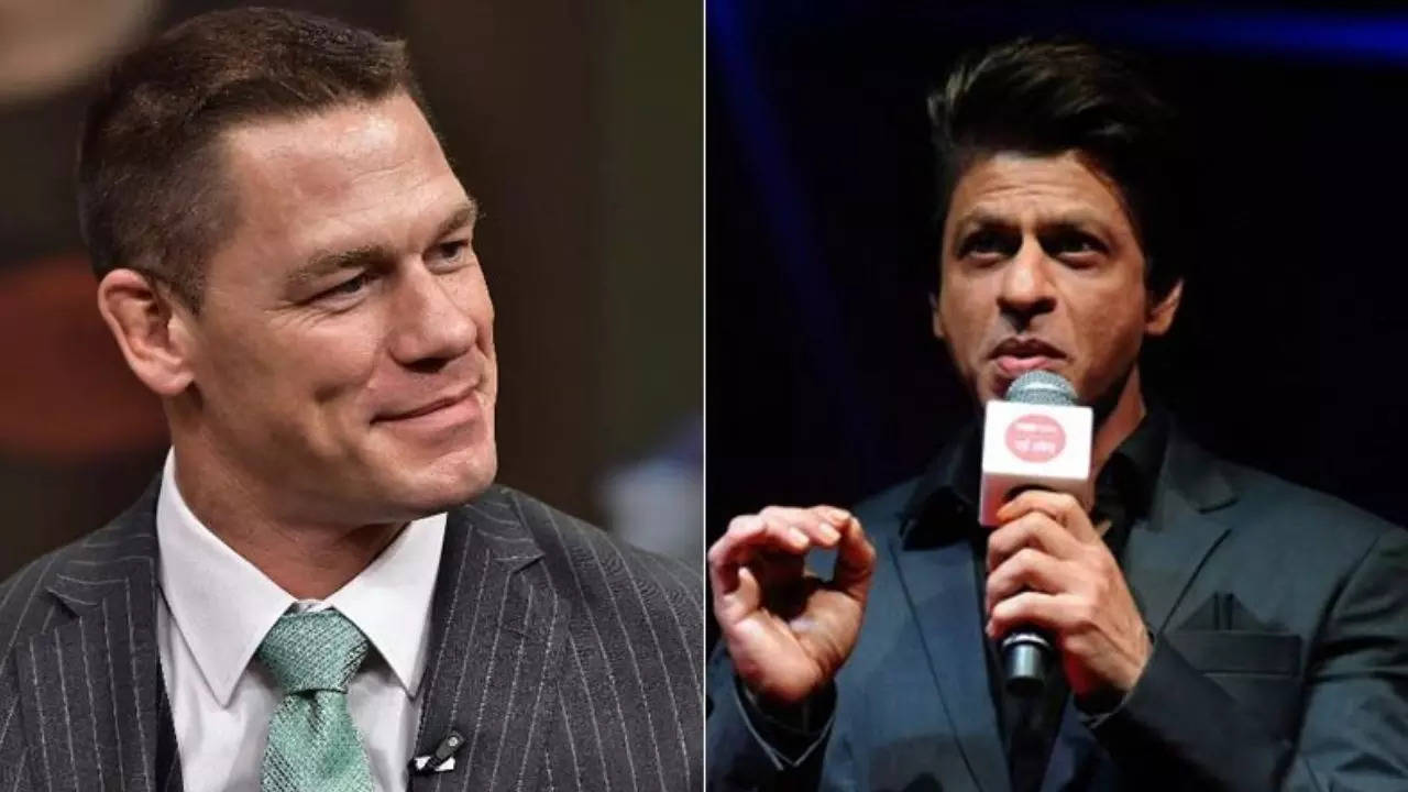 John Cena sing srk song