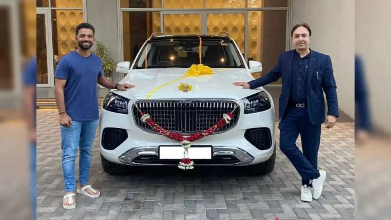 Ajinkya Rahane Brings Home New Mercedes Maybach GLS 600