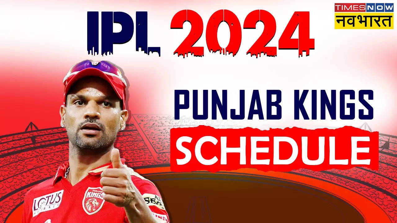 IPL 2024 PBKS Full Schedule