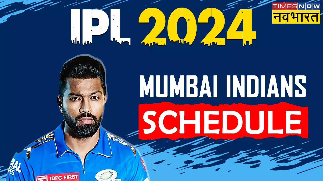 Mumbai IPL Schedule 2024.