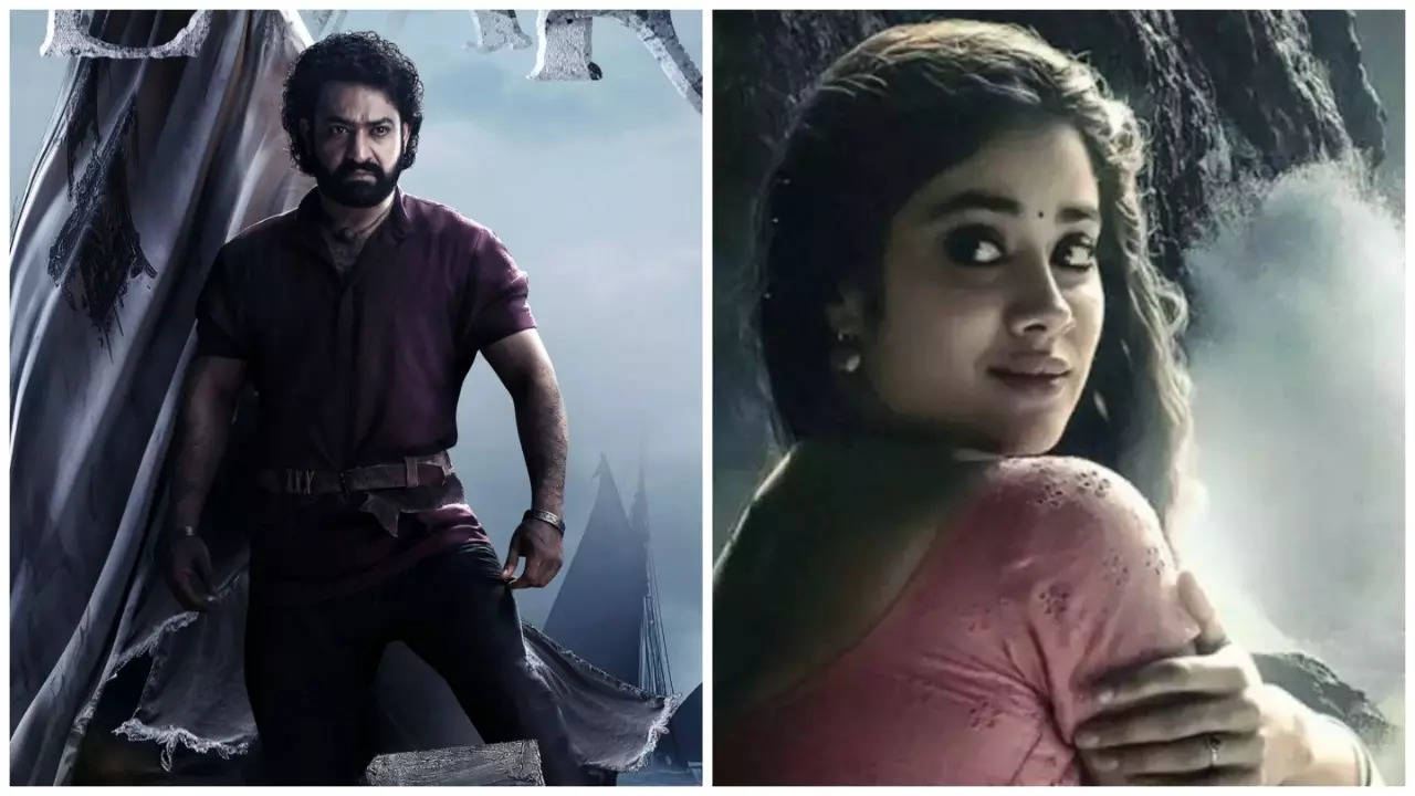 Junior NTR and Janhvi Kapoor