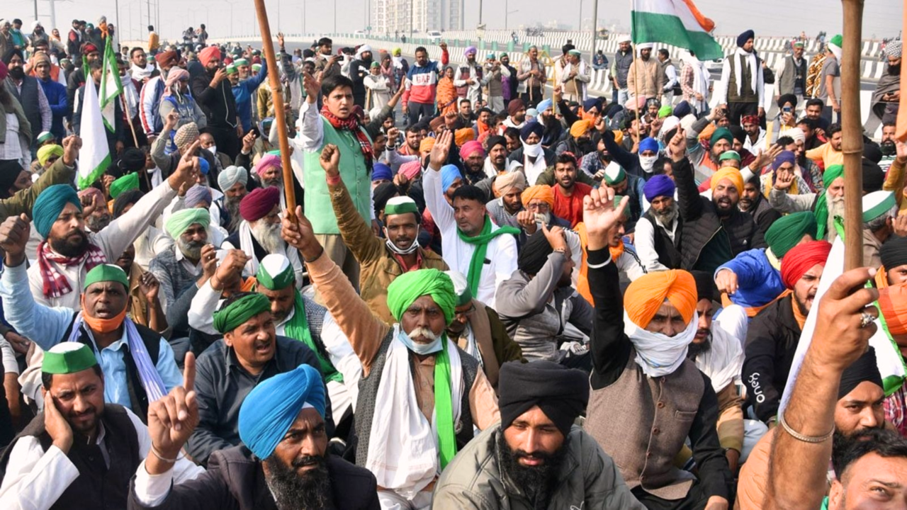 Kisan Andolan, Delhi chalo march