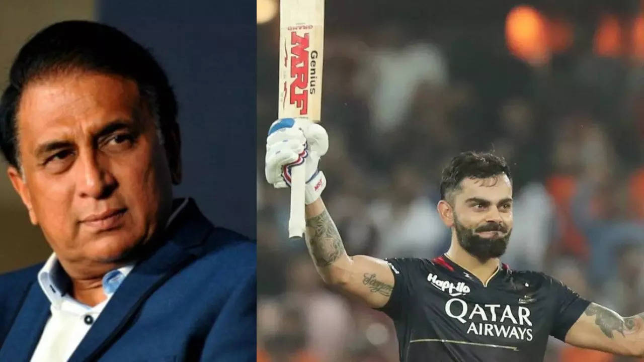 Virat Kohli and Sunil Gavaskar