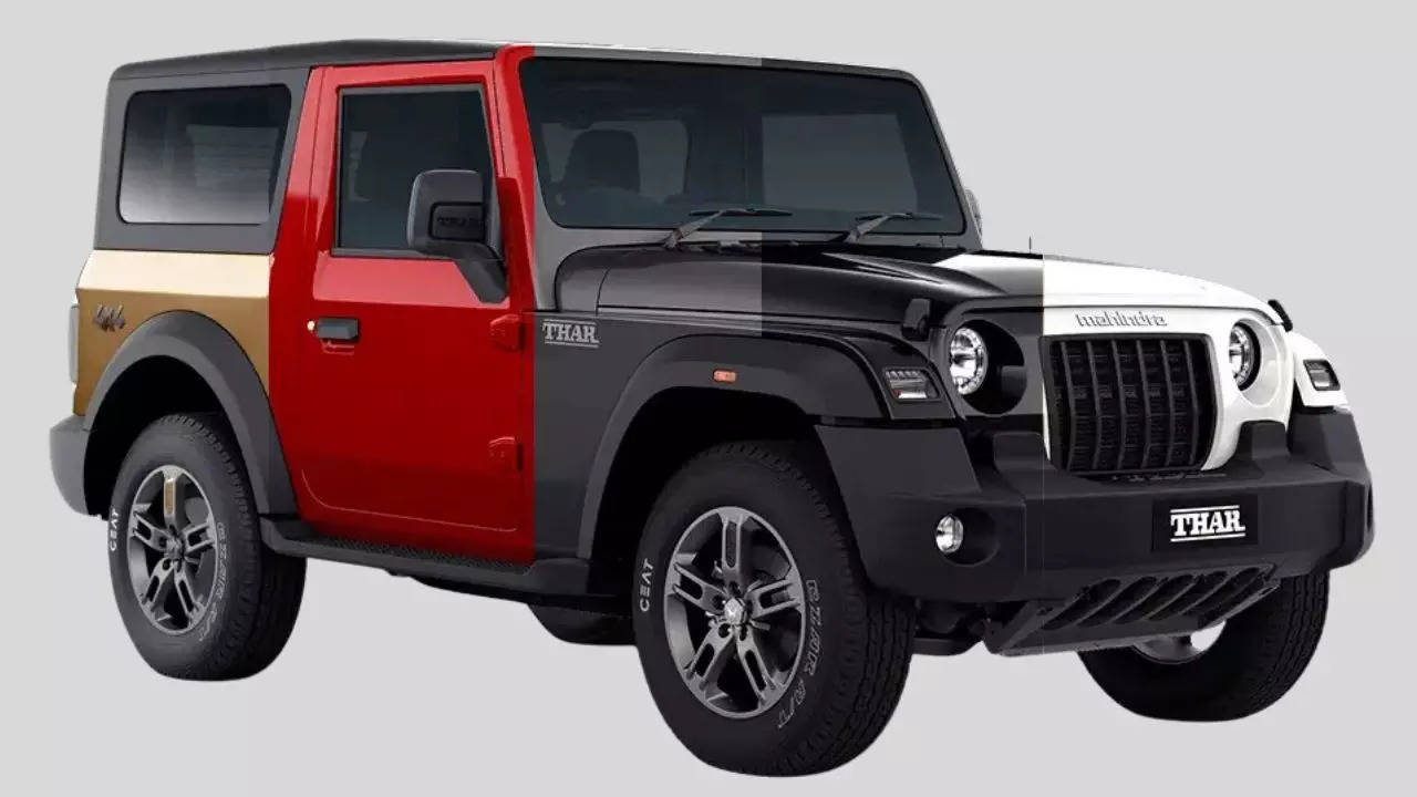 Mahindra Thar Colour Options