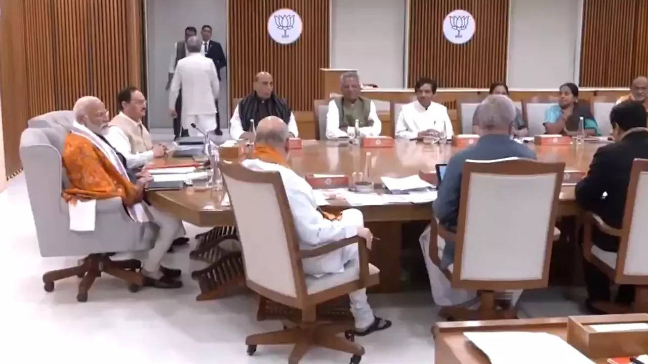 BJP Meeting For First List Lok Sabha Election 2024