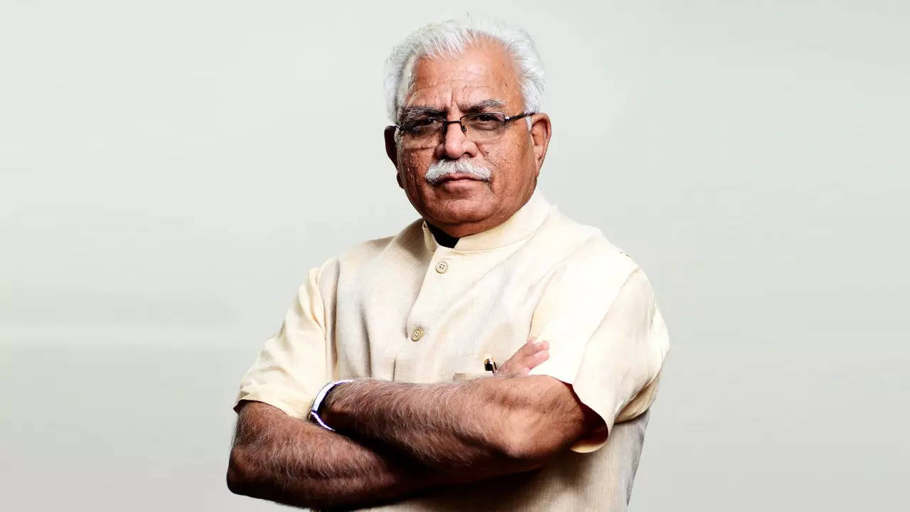 Haryana CM Manohar Lal Khattar