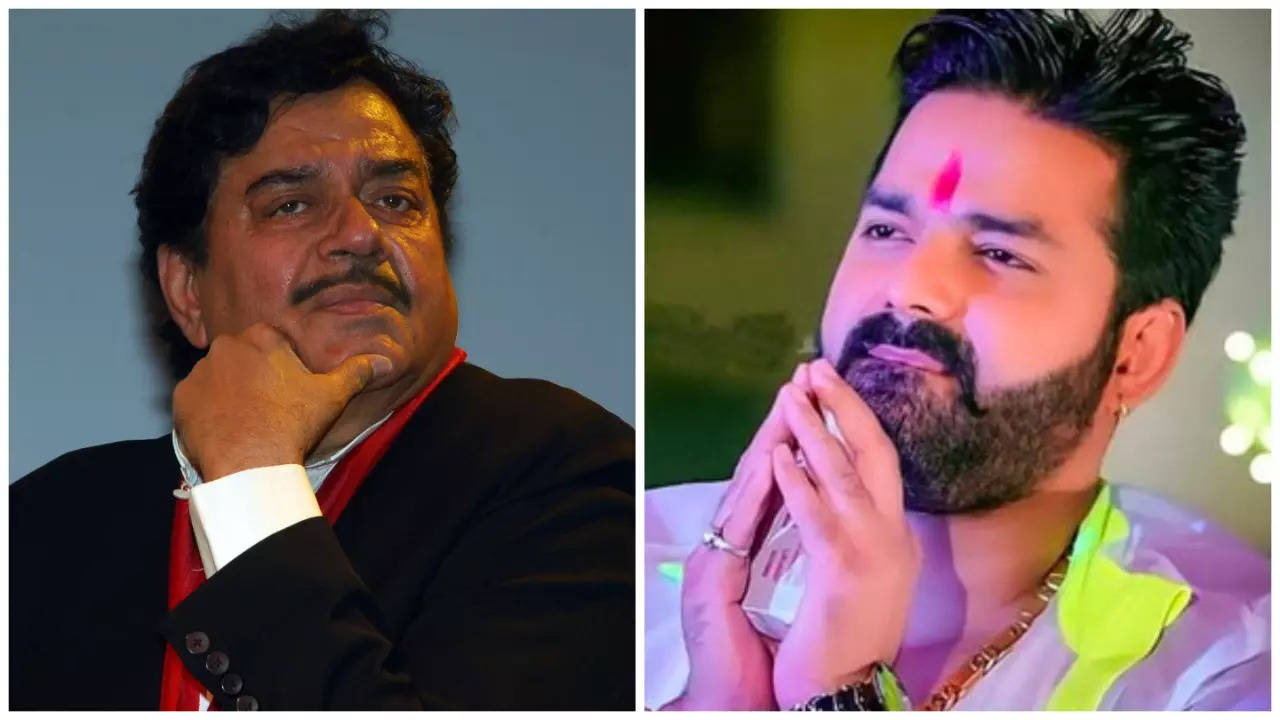 Shatrughan Sinha and Pawan Singh