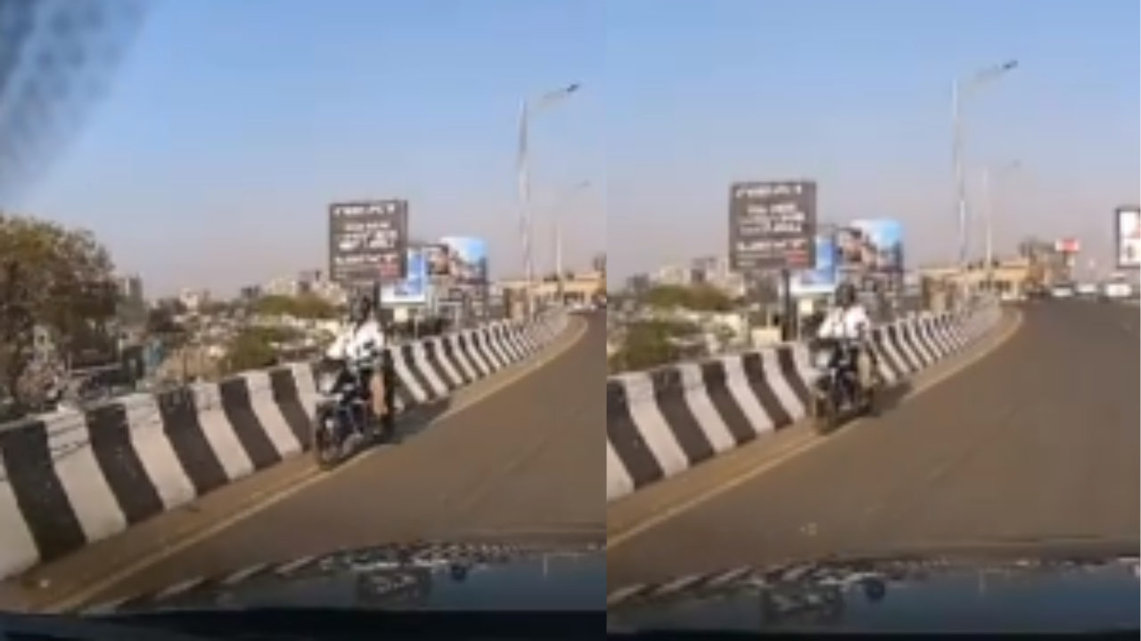 Mumbai Traffic Constable Spotted Riding Bike On Wrong Side Of Bandra Flyover