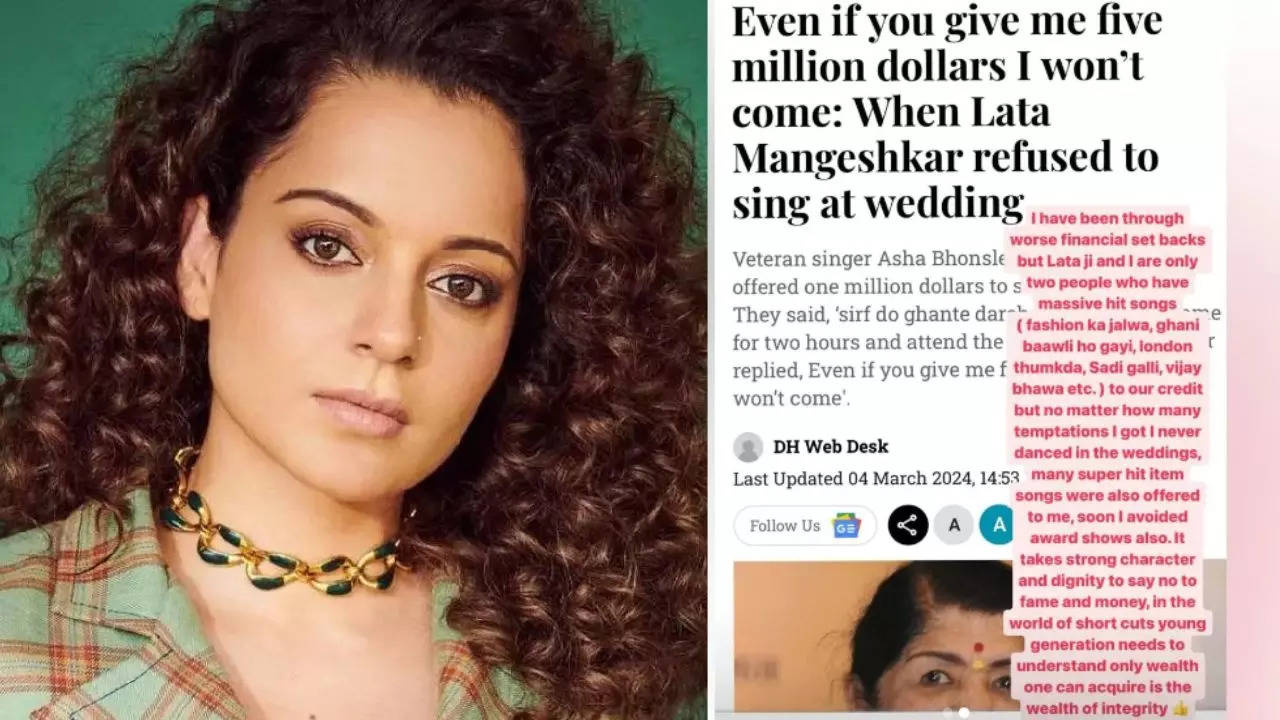 Kangana Ranaut Comment on Radhika-Anant Pre Wedding: anant ambani radhika  merchant kangana ranaut brust over stars dancing in event | बॉलीवुड News,  Times Now Navbharat