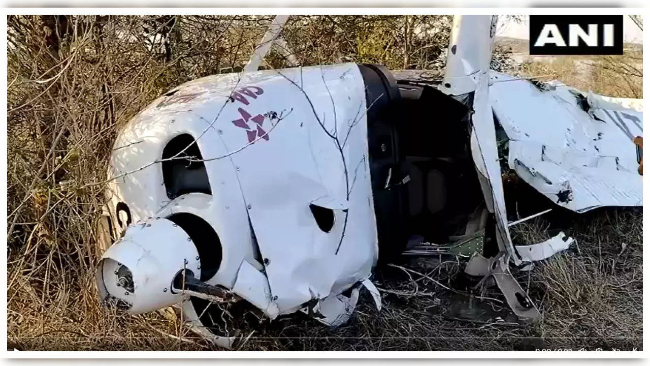 Trainer Aircraft Crashes in Guna MP