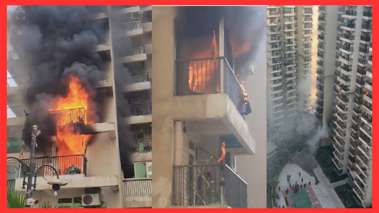 Fire breaks out in flat in Gaur City 2 in Greater Noida West