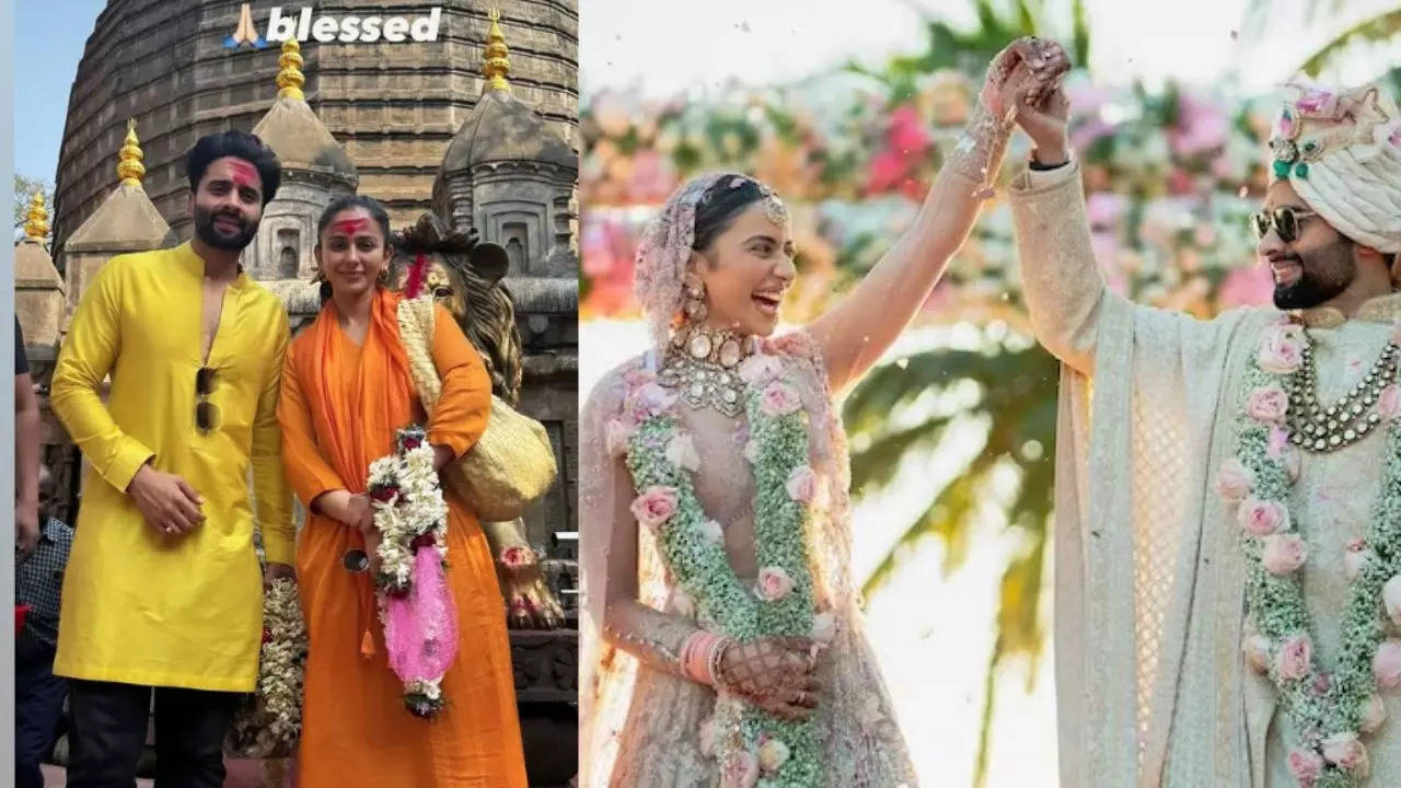 Rakul - Jackky at Kamakhya Devi Temple