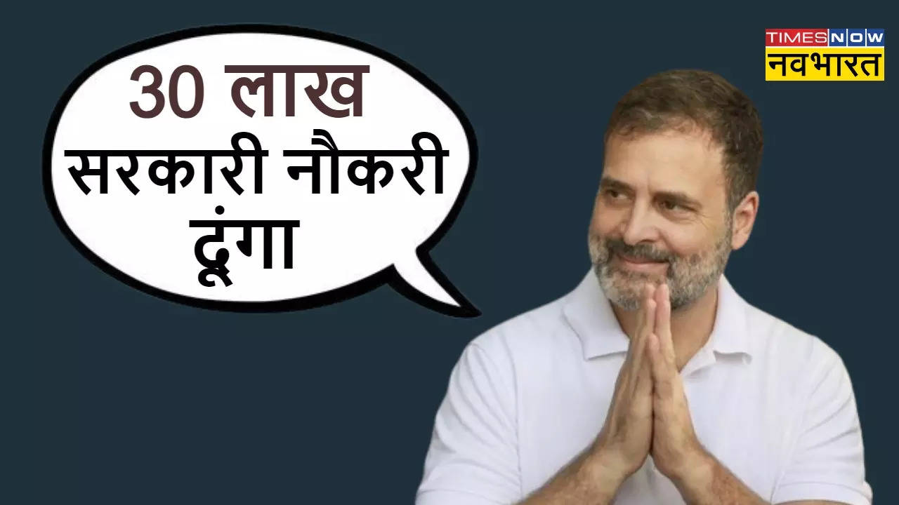 Rahul Gandhi Promise for Government Jobs