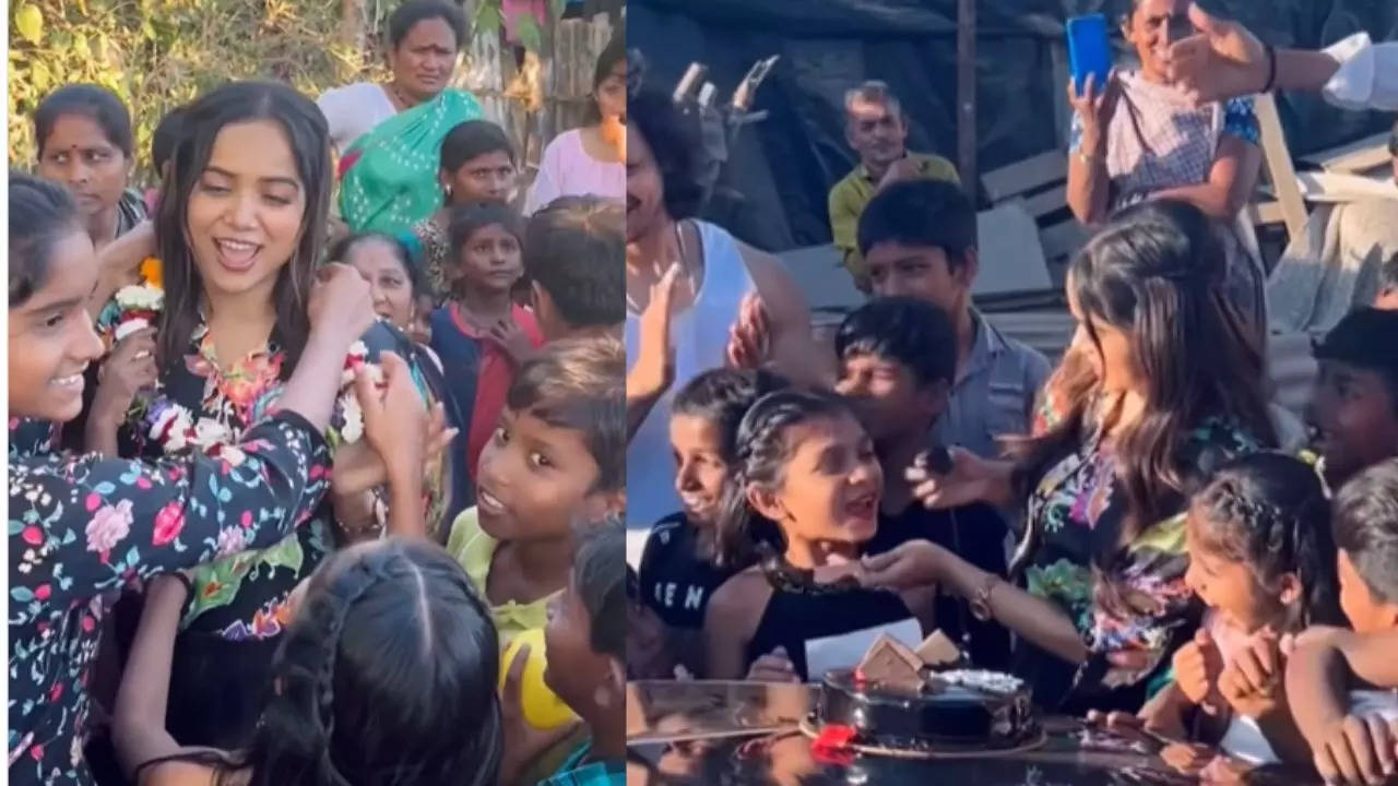 Manisha Rani Celebrate Victory  with Children