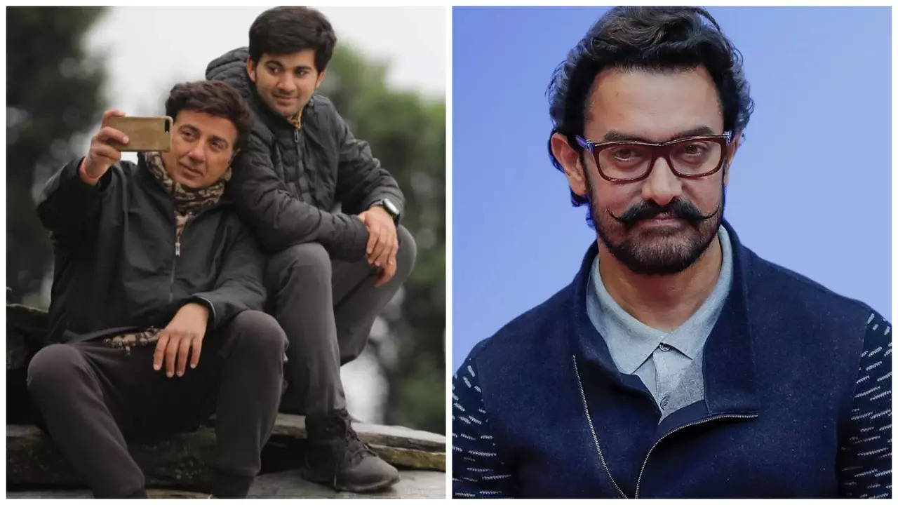 Sunny Deol-Karan Deol-Aamir Khan