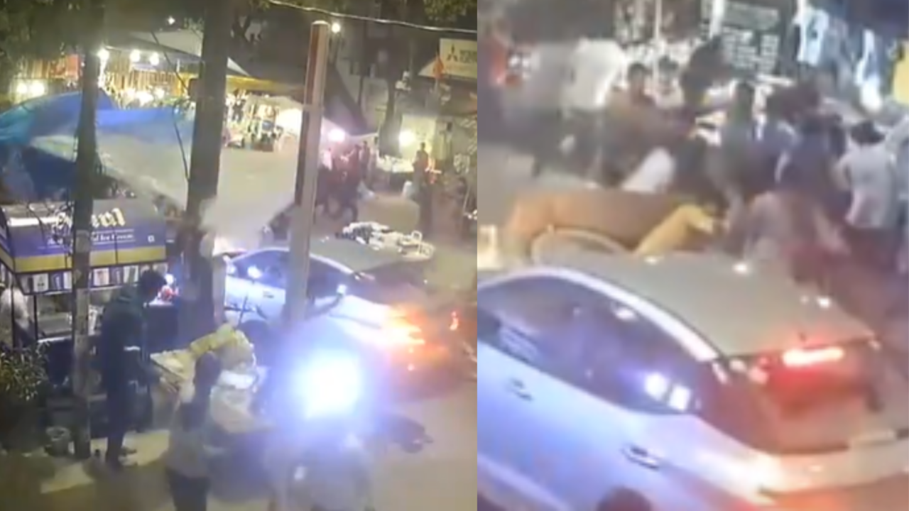 Cab hit woman Died, Car Video Viral