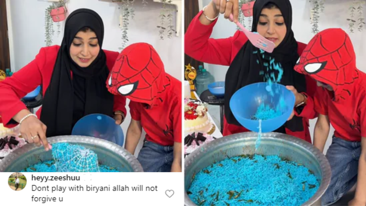 ​Barbie Biryani, Spider Man Biryani, Spider Man Biryani Recipe, Barbie Biryani Viral Video, Spider Man Biryani Viral Video, Viral News, Times Now Navbharat, Times Now Navbharat