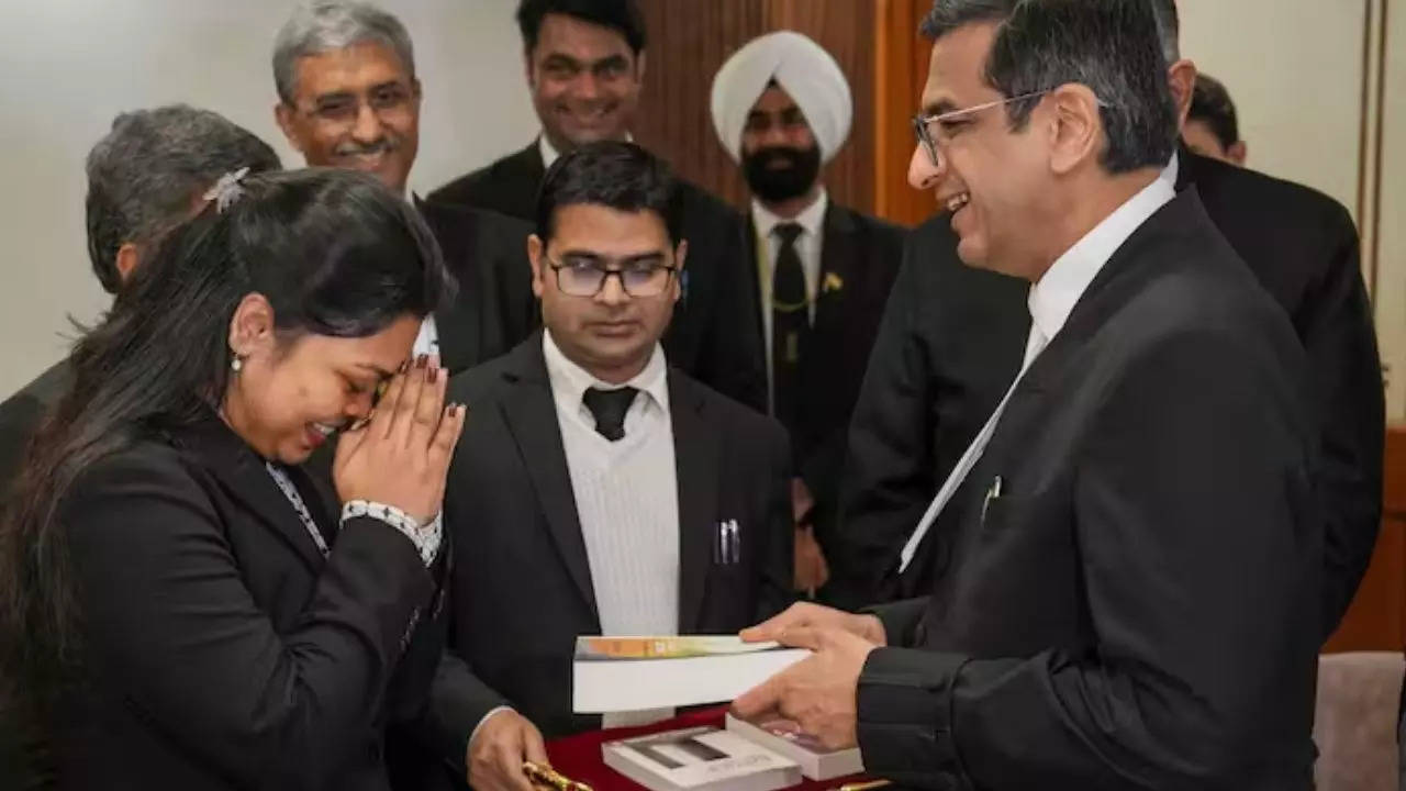 CJI honored Supreme Court Cook Daughter