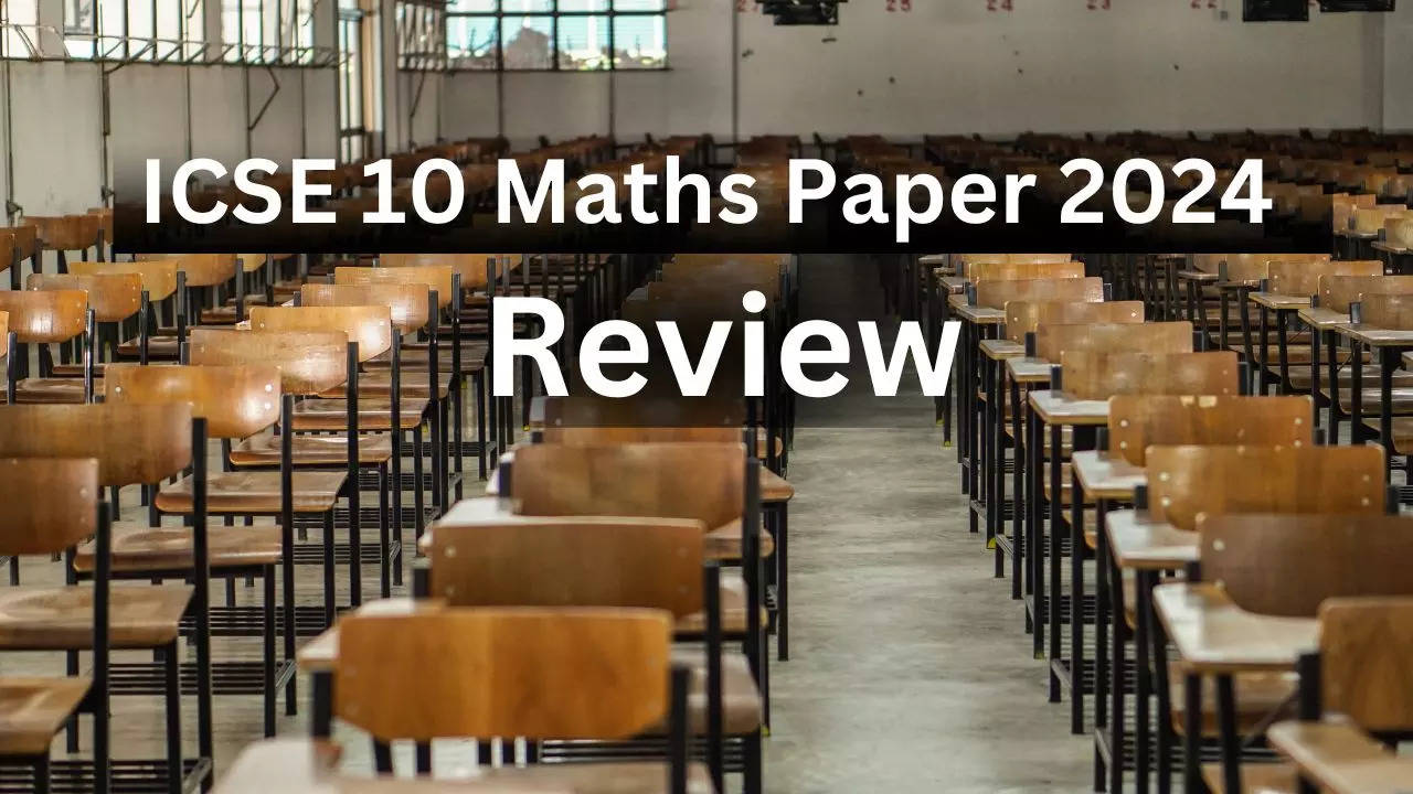 ICSE 10 Maths Paper 2024