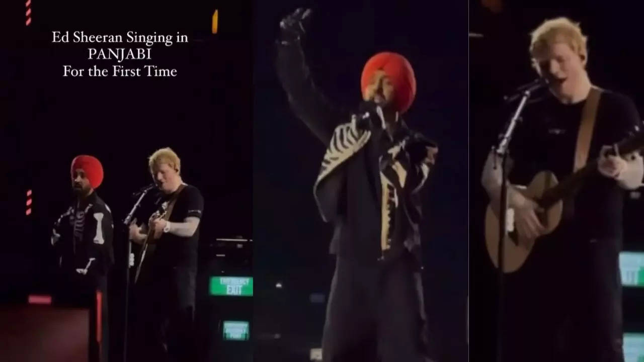 Ed Sheeran Sing song with Diljit Dosanjh