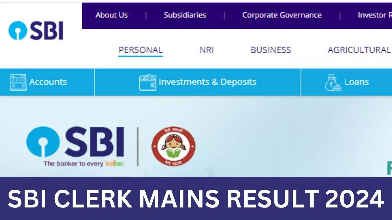 SBI Clerk Mains Result 2024 Date, Kab Aayega, Sarkari Result 2024