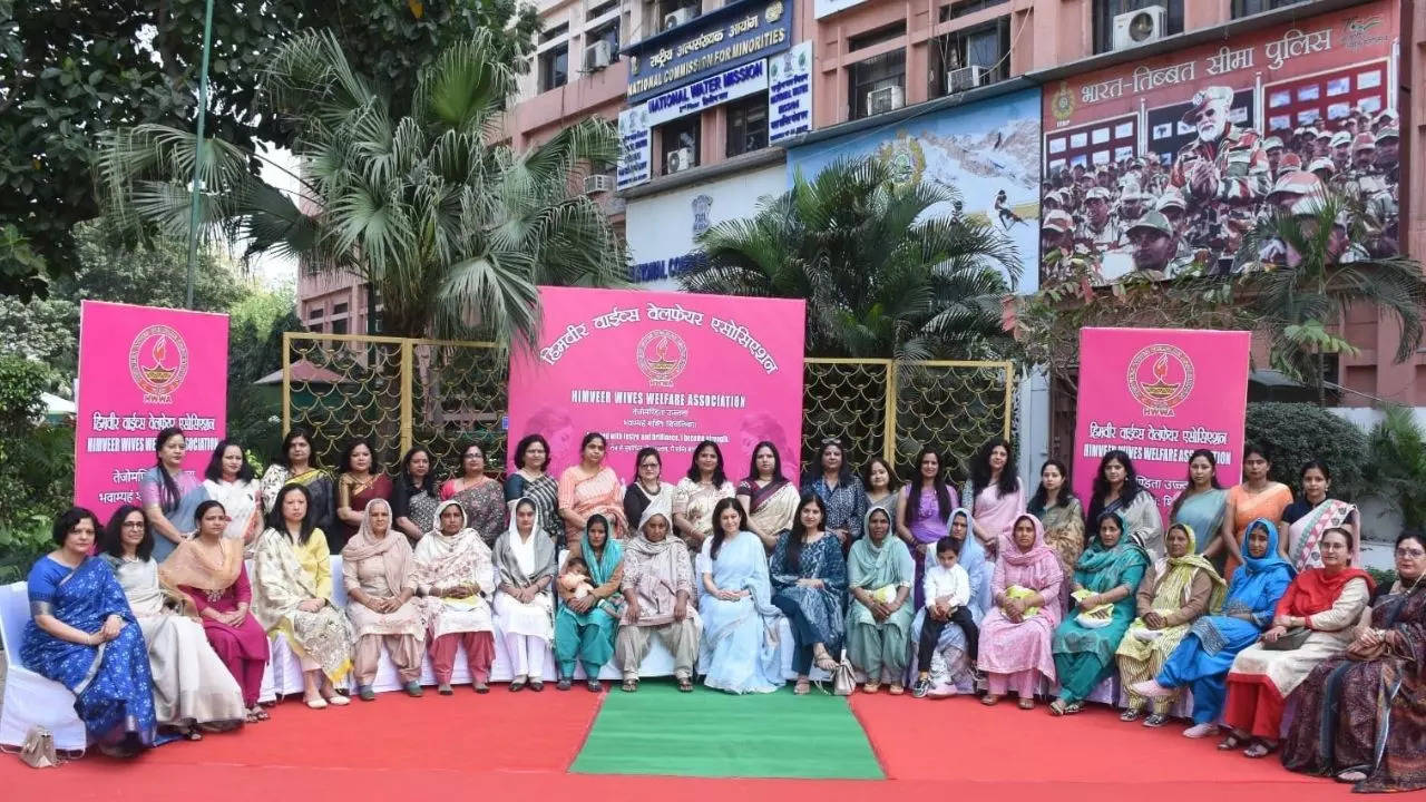 HWWA honored 12 brave women of the force in ITBP Headquarter