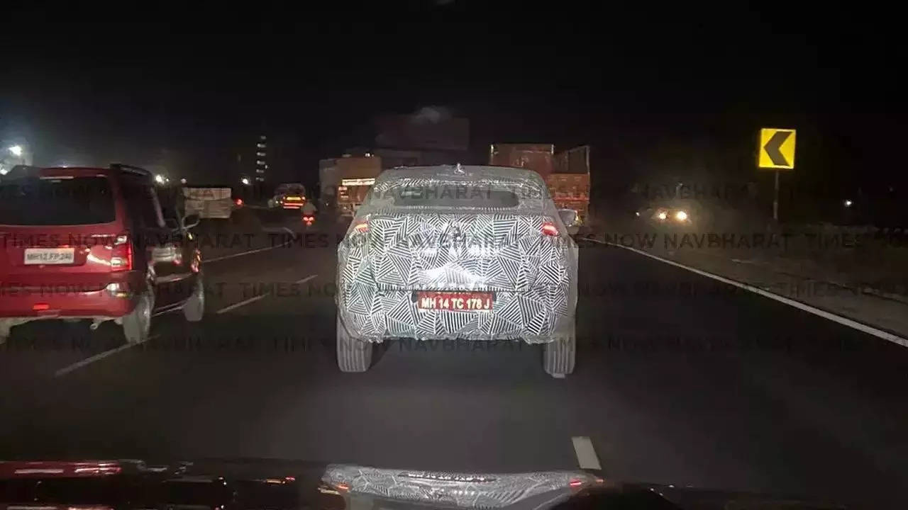 Tata Curvv EV Spotted Testing Again