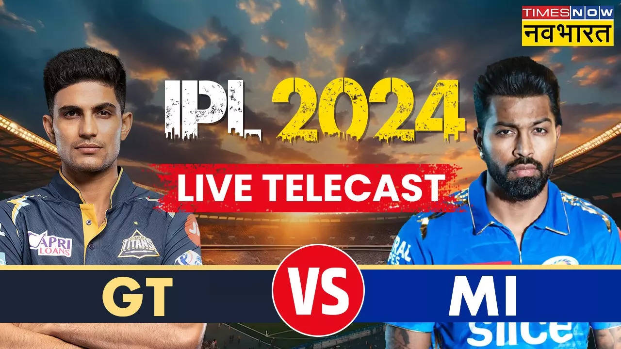 GT vs MI Live Telecast.