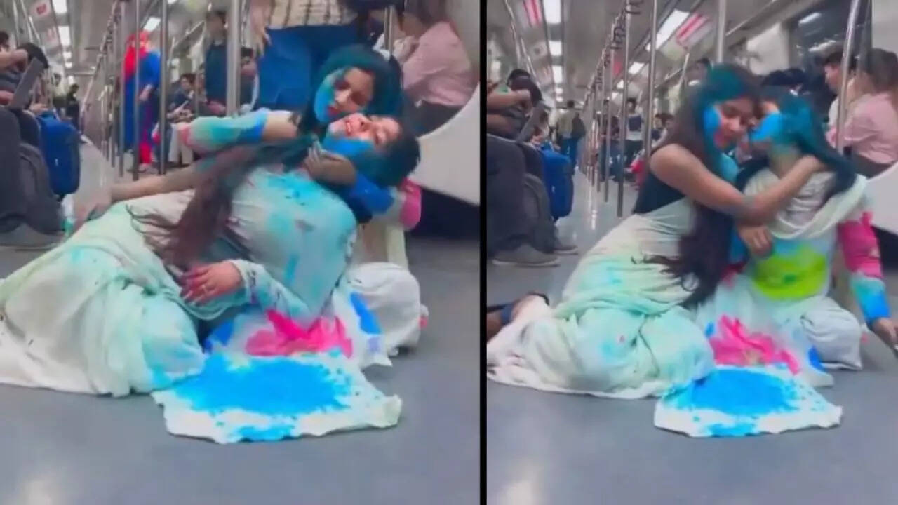 holi in metro