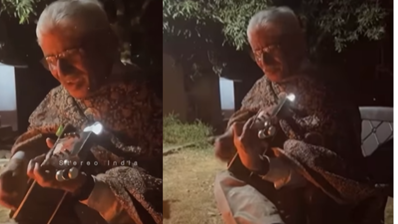 ​Main Koi Aisa Geet Gaoon, Old Man Guitar Performance, Guitar Performance Viral, Viral Guitar Tune, Vira News, News in Hindi