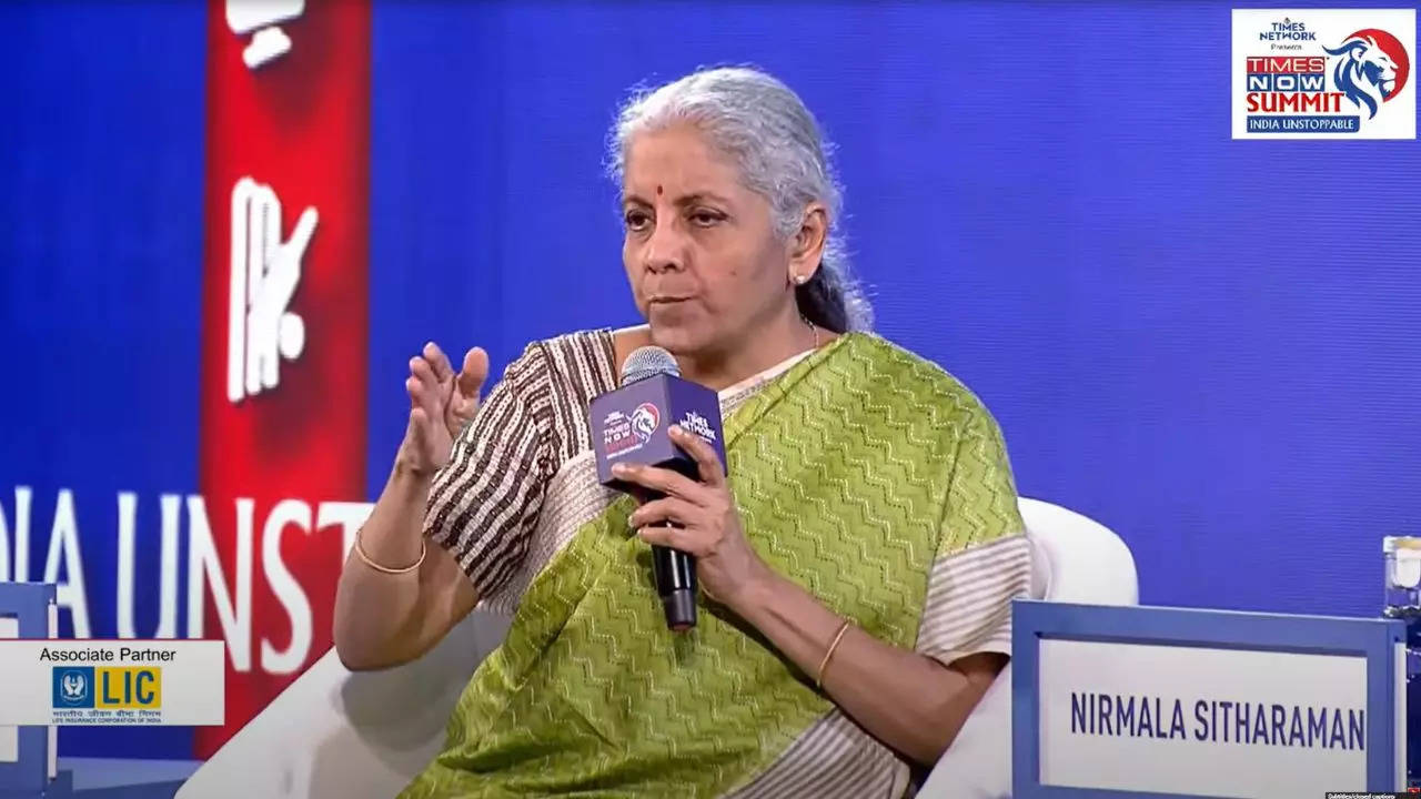 Nirmala Sitharaman Interview, Times Now Summit 2024, Times Now Summit-India Unstoppable