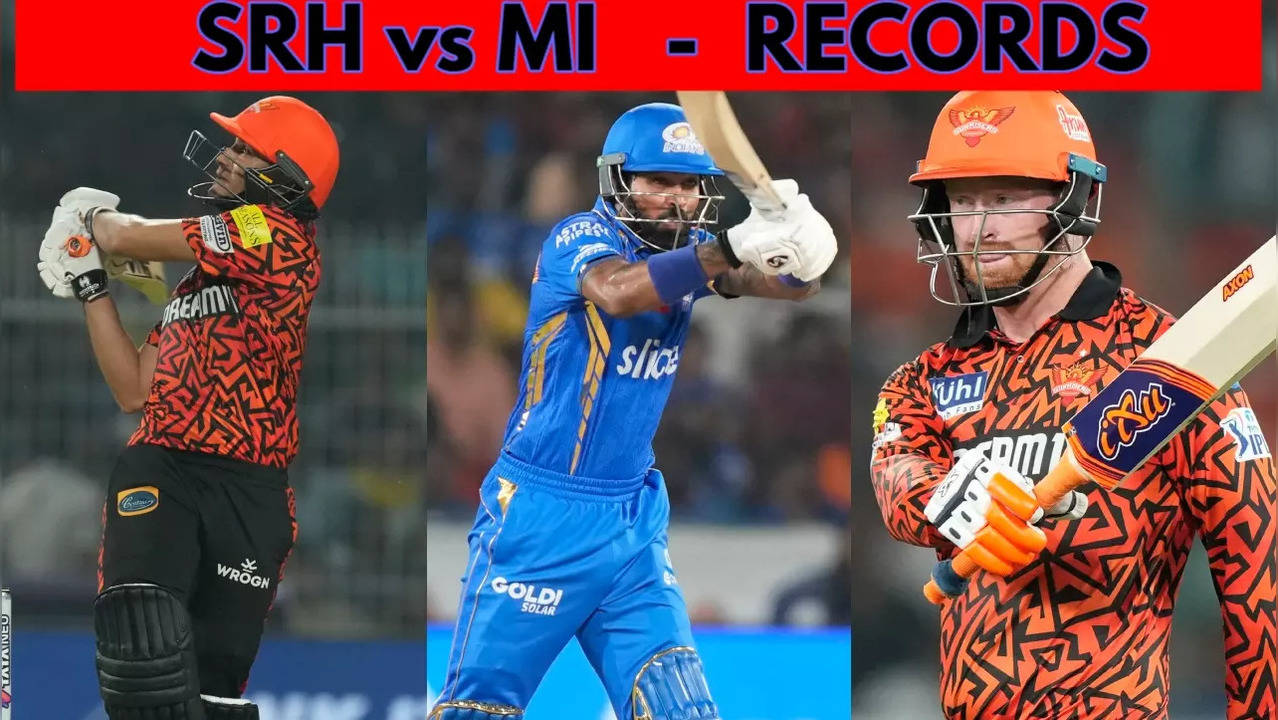 SRH vs MI Records And Stats List