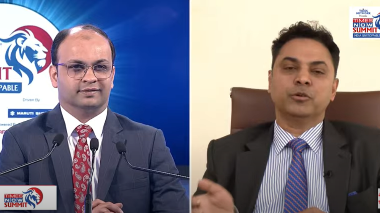 IMF executive director Krishnamurthy Subramanian in Times Now Summit 2024