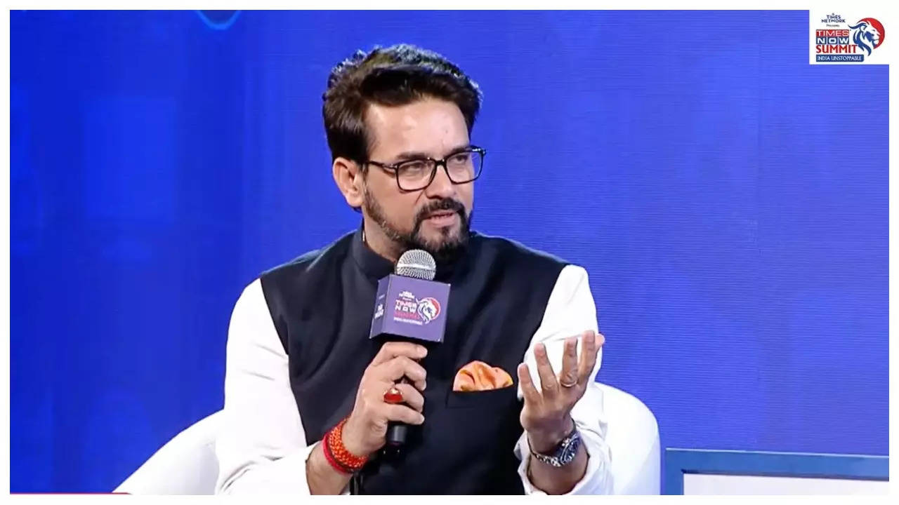 Anurag Thakur in Times Now Summit 2024