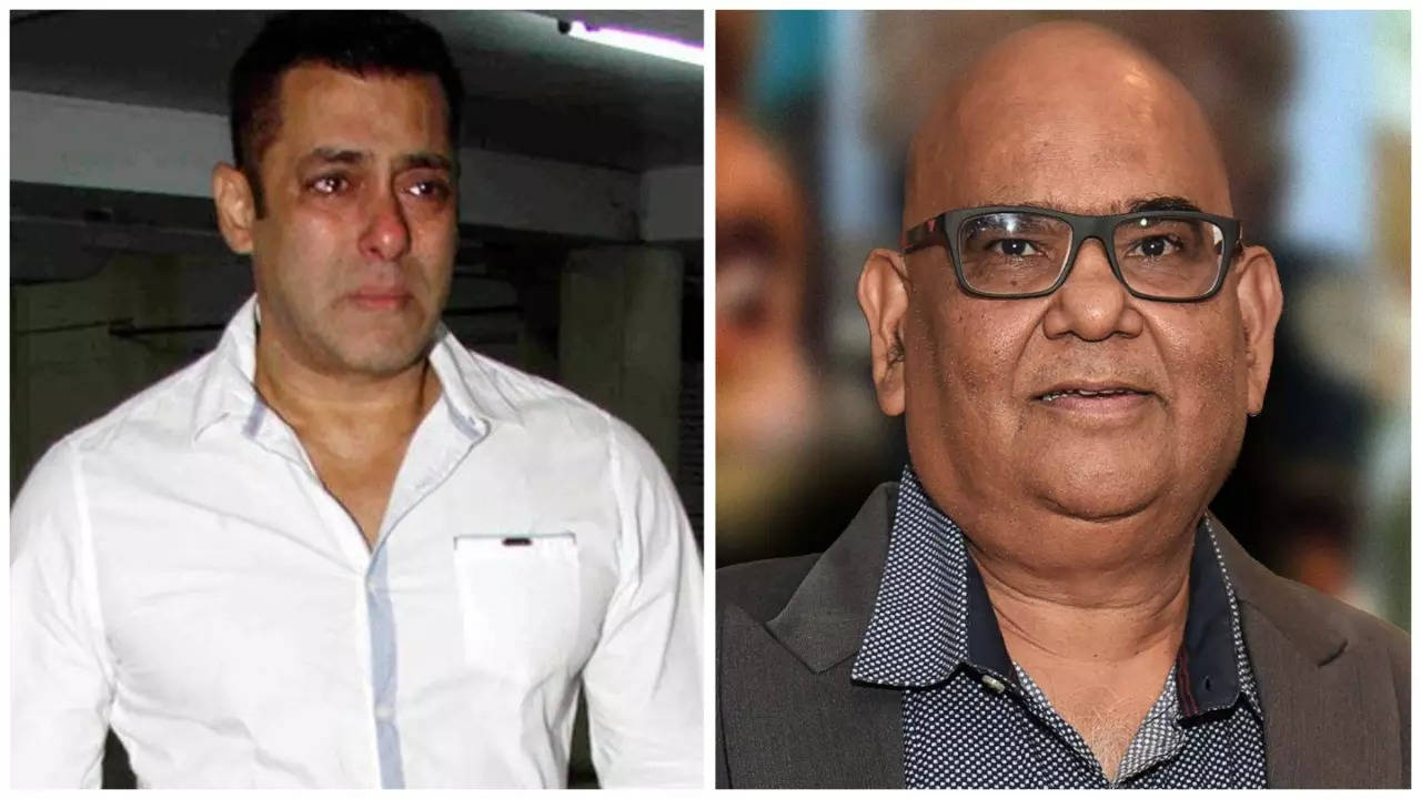 Salman Khan and Satish Kaushik