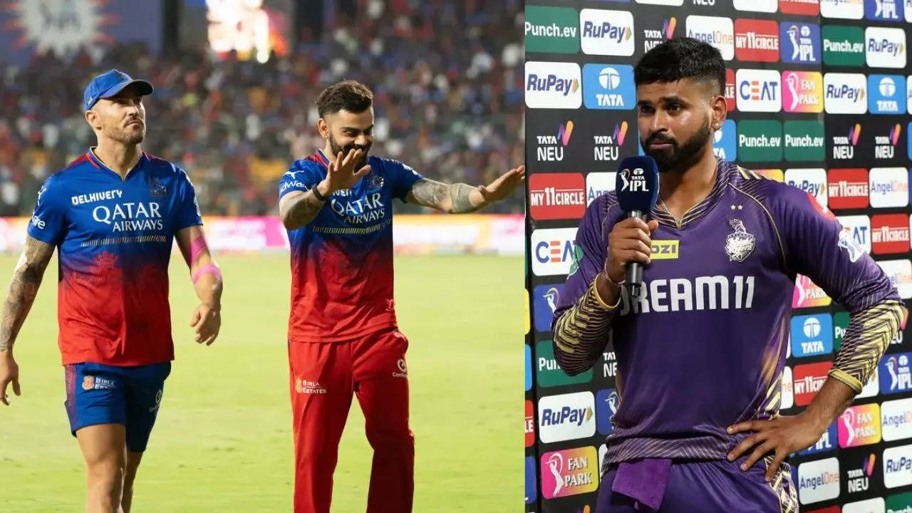 RCB vs KKR, IPL 2024, Today IPL match RCB vs KKR, RCB vs KKR  toss today, RCB vs KKR  toss koun jeeta, who won the toss today, Royal Challengers Bengaluru vs Kolkata Knight Riders match toss updates, who won toss today, who win the toss today, who won the toss today live, who won toss today match, who won the toss today 2024, Royal Challengers Bengaluru, Kolkata Knight Riders, Shreyas iyer, Faf Du plessis,