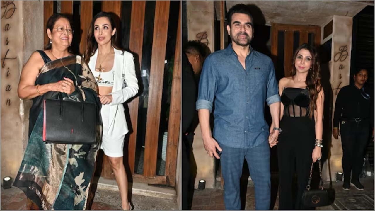 Malaika Arora, Arbaaz Khan and Shura Khan at Arhaan Khan Podcast Launch