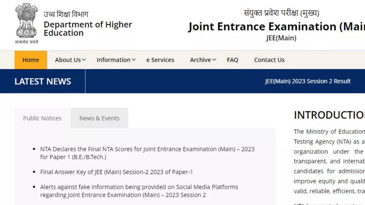 JEE Mains Admit Card 2024, JEE Mains Session 2 Admit Card 2024