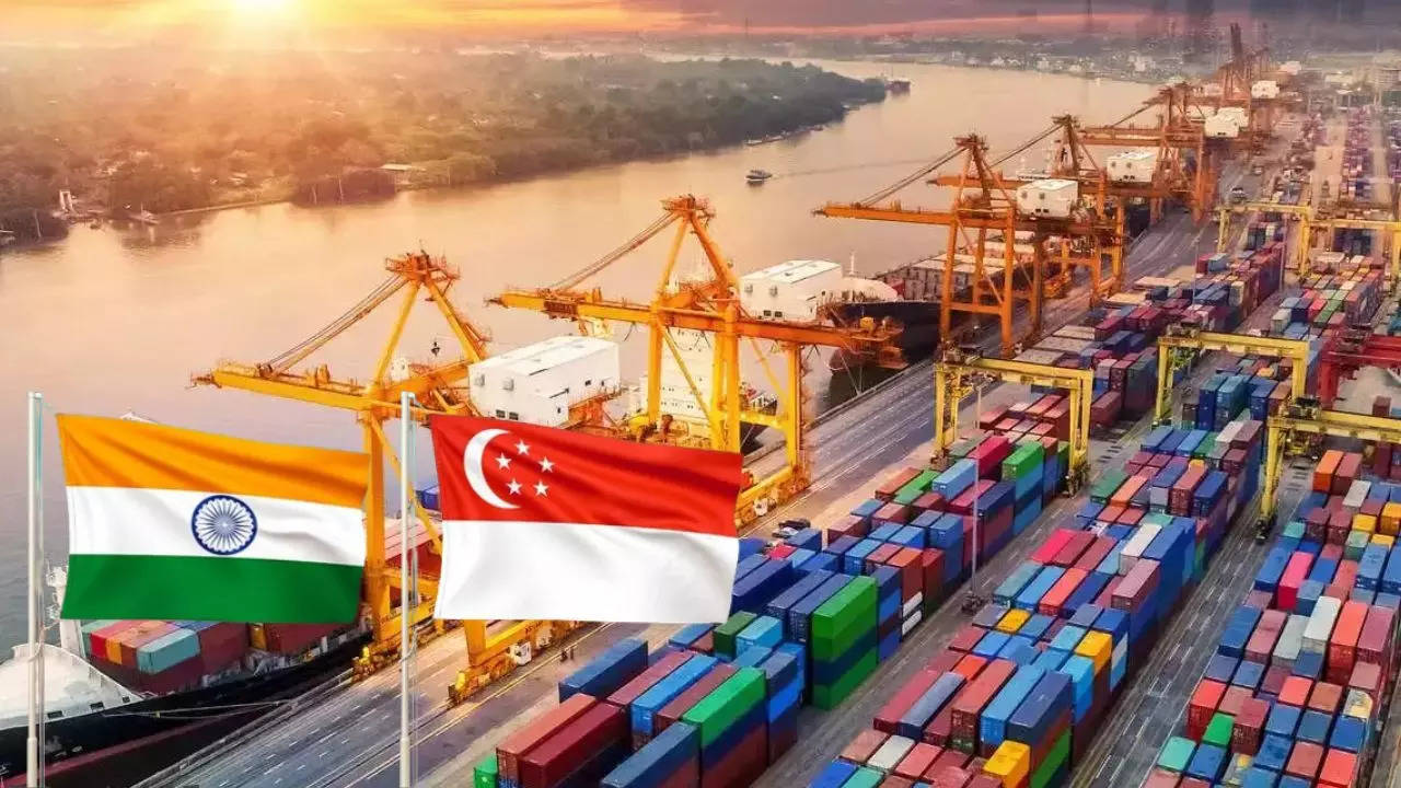 Bilateral trade between Singapore and India