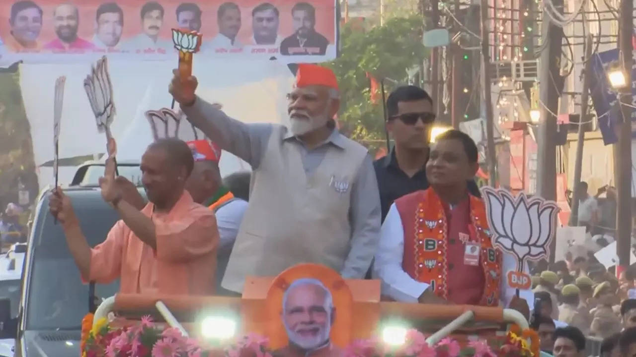 PM Modi's Road Show in Ghaziabad