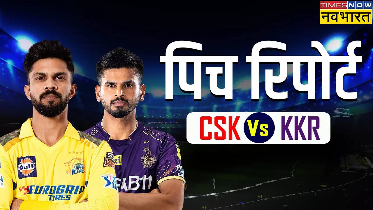 IPL 2024 CSK vs KKR Pitch and Weather Report