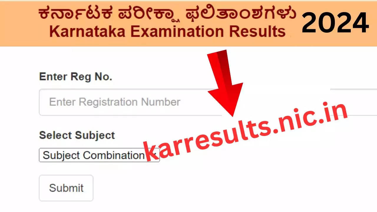 Karnataka 2nd PUC Result 2024