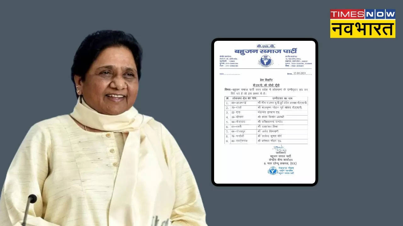 BSP List For Lok Sabha Chunav